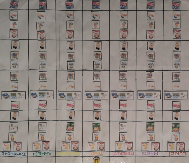 Semainier DIY pour enfant