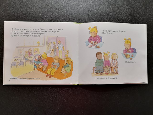 La rentrée à la maternelle Apolline Mango Jeunesse