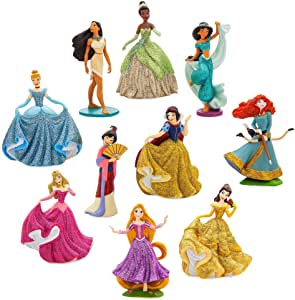 Disney Store Coffret Deluxe de Figurines Princesses sirène Ariel - Ensemble 10 pièces
