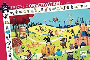 Djeco - 24601 - Puzzle Observation - Les Contes - 54 Pièces